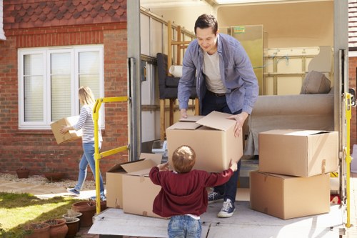 Removal van and packing boxes for same day removals in Merton