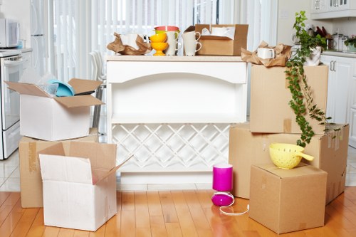 House removalists loading household items for a move in Merton