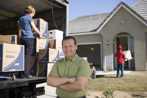Packing and moving boxes during a Merton relocation