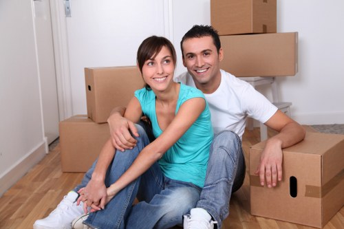 Charity donation and furniture reuse during a Merton clearance