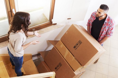 Accessible website layout with clear headings for removal company Merton