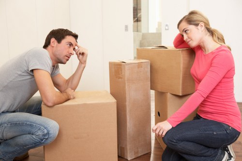 Settling into a new Merton home after a smooth move with unpacked boxes and room setup