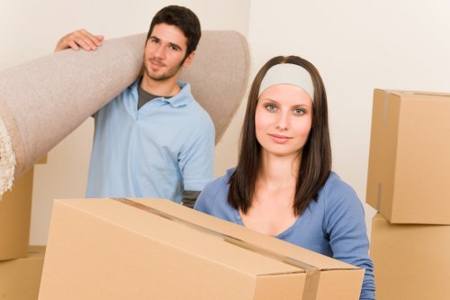 Removal team planning a flat relocation in Merton