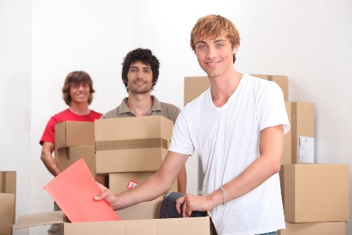 Professional office removal team handling commercial relocation in Merton